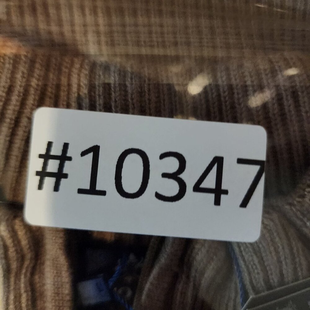 Luchiano Visconti Sweater Mens M Taupe Brown Ribbed Knit 1/4 Zip Pullover *NWT* - Picture 11 of 11